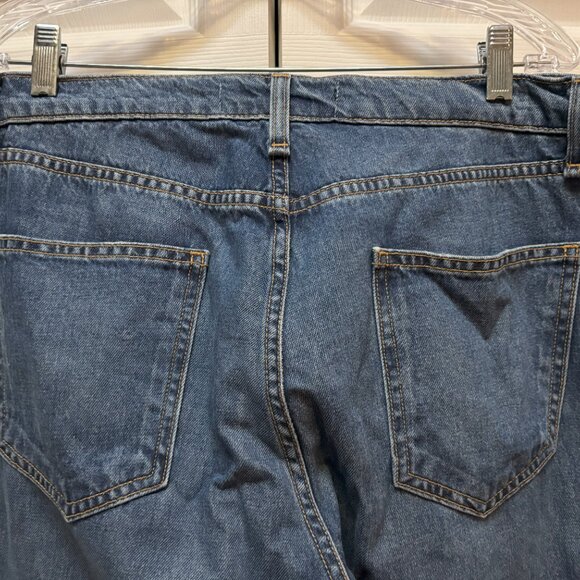 Women's Veronica Beard Ines 10.75" Girlfriend Lace Up High Rise Jeans Size 31x26 - Picture 4 of 5